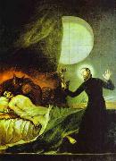 Francisco Jose de Goya St.Francis Borgia Exorsizing painting